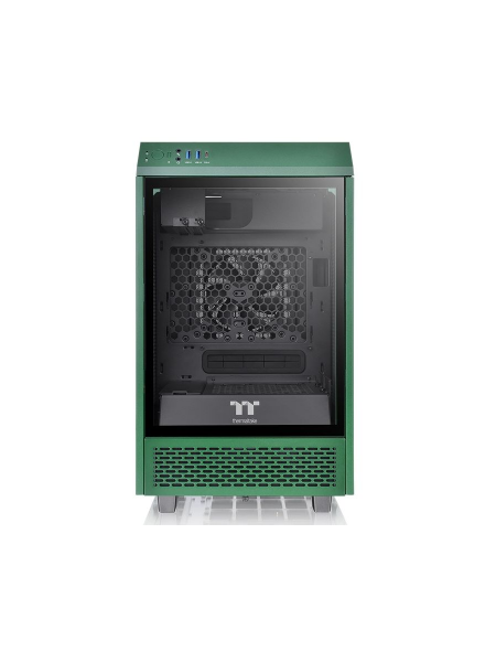 Корпус Thermaltake The Tower 100 Racing Green зеленый без БП miniITX (CA-1R3-00SCWN