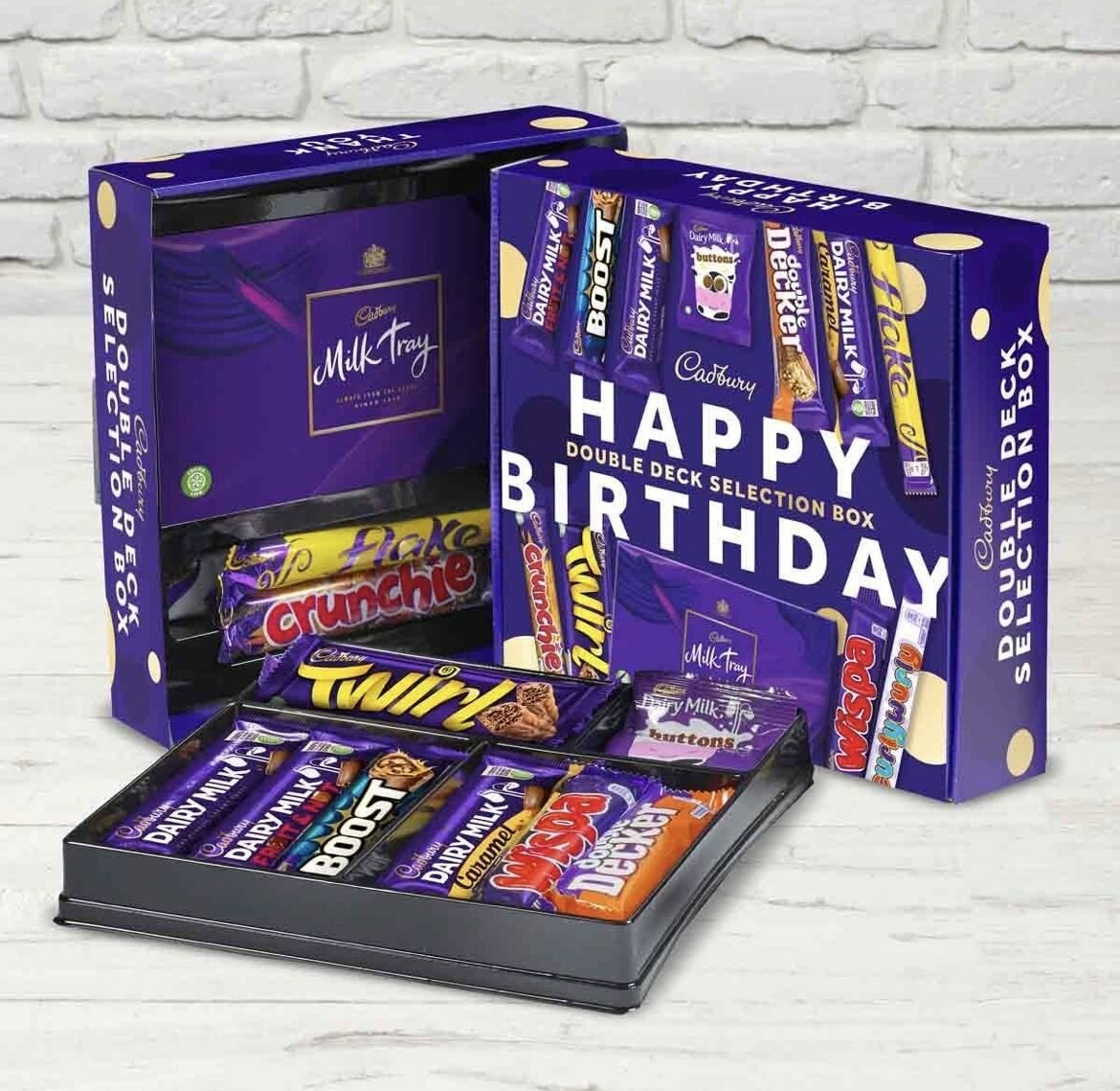 Набор шоколада CADBURY HAPPY BIRTHDAY SELECTION BOX, 12шт - фотография № 1