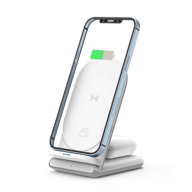 Беспроводная зарядная станция 2 в 1 Wiwu Power Air 2in1 Wireless Charger