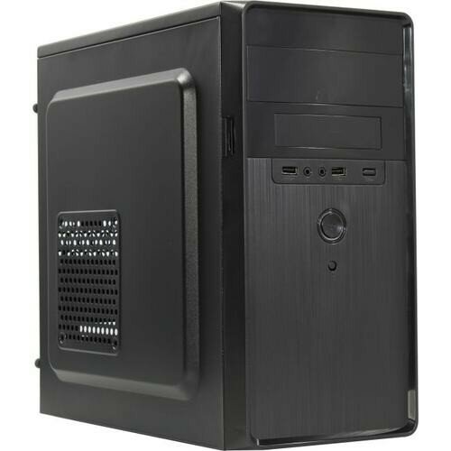 EXEGATE EX286412RUS Корпус Minitower BA-309 mATX, без БП, 2 USB, HD аудио, черный