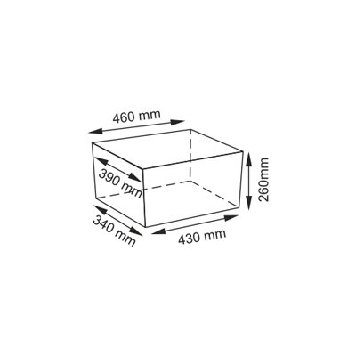 Плетеная корзина Wasserkraft WB-480-L 9062265 46 х 39 х 26 см - фотография № 3