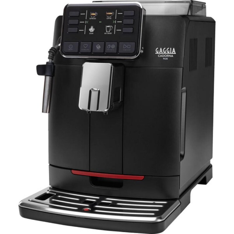 Кофемашина Gaggia Cadorna Plus Black RI9601/01, 1850Вт, 1,5 л, 300г, черный