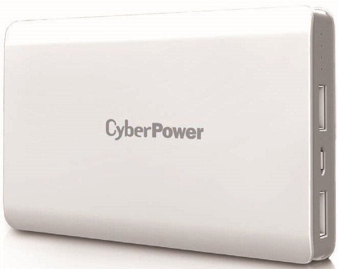 Внешний аккумулятор Cyberpower CP10000PEG Power Bank 10000мА, белый