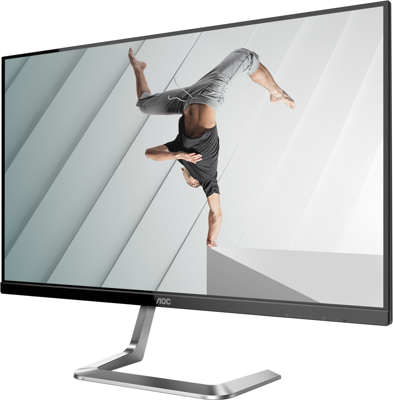 Монитор AOC 27" Porsche design Q27T1 2560x1440 IPS WLED 75Гц 5ms HDMI DisplayPort