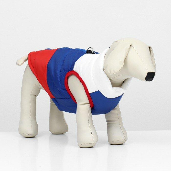 Куртка для собак "Патриот", размер M (ДС 28,ОГ 47 см) - фотография № 1