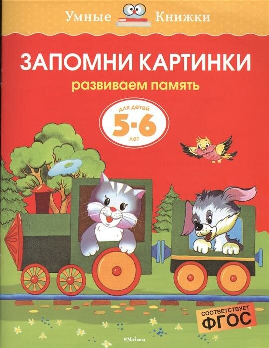 Запомни картинки. Развиваем память. Для детей 5-6 лет