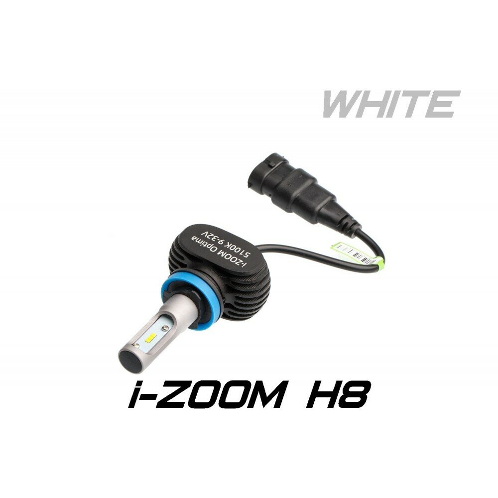 H8 Optima LED i-ZOOM Seoul-CSP White 9-32V комплект 2 лампы