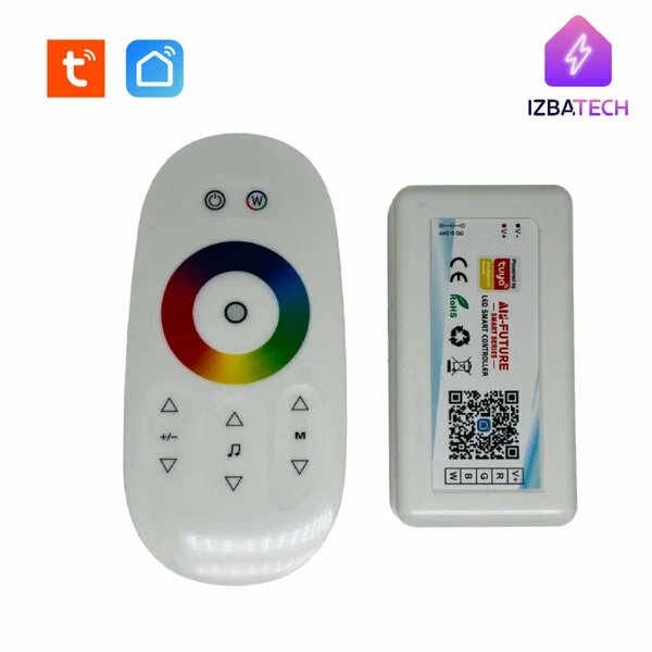 фото Умный мощный WIFI Led контроллер для RGBW светодиодной ленты с Алисой