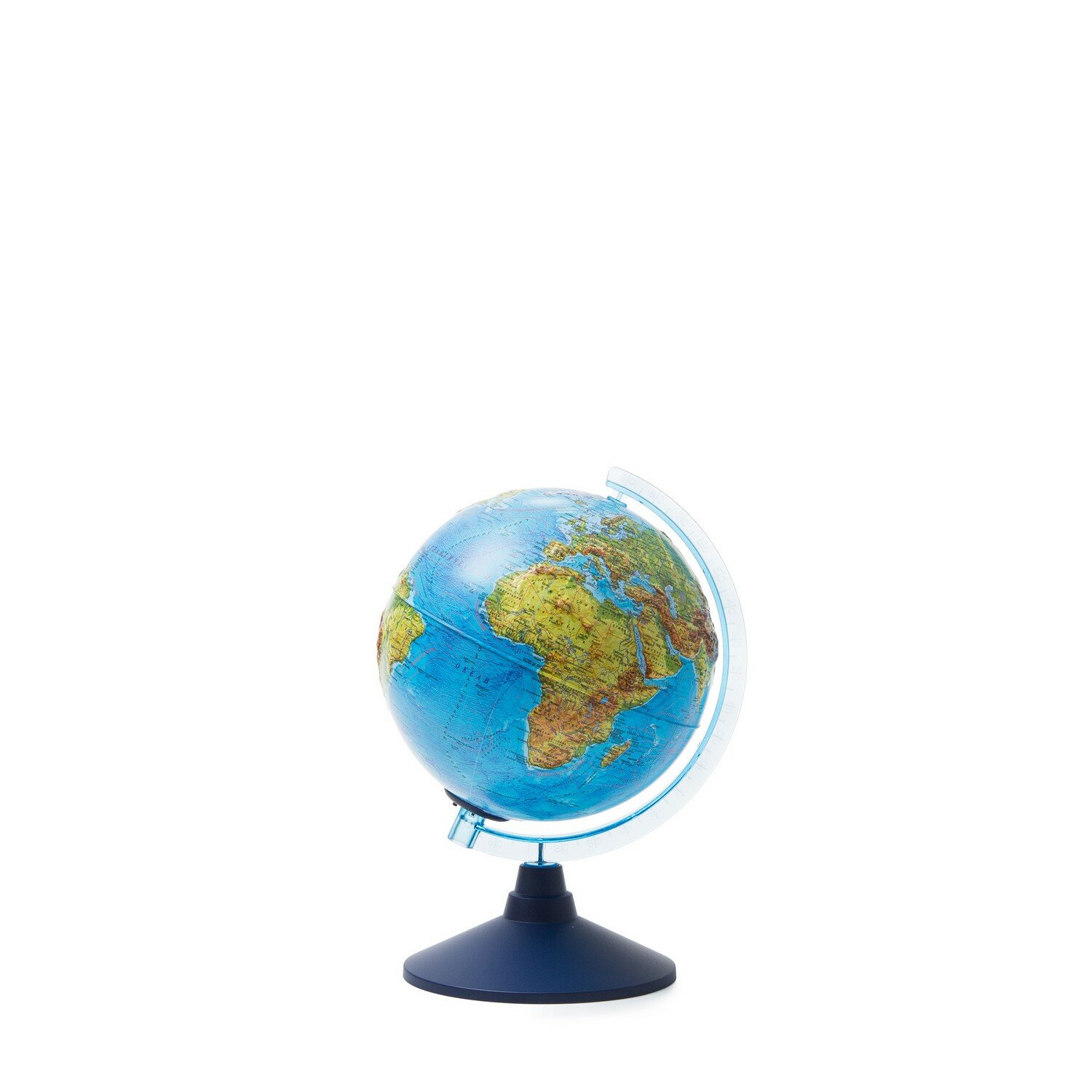 Глобус рельефный физико-политический с подсветкой от батареек d=21 см Globen Ве022100253