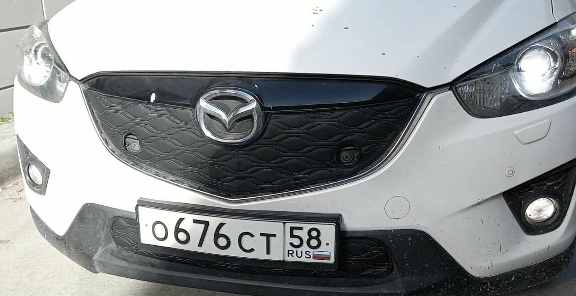 Новинка Утеплитель радиатора для MAZDA CX-5 2011-2015 С парктрониками