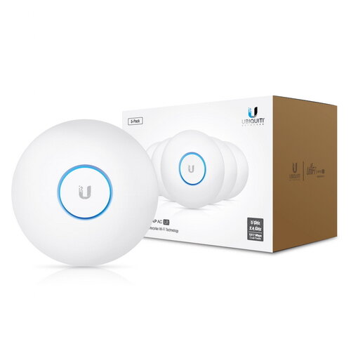 UniFi AP AC Long Range (5-pack) [UAP-AC-LR-5] Ubiquiti точка доступа, 2.4/5 ГГц, 802.11a/b/g/n/ac, 24 дБм, 1x 1G Ethernet (5-pack) {4} (025457)