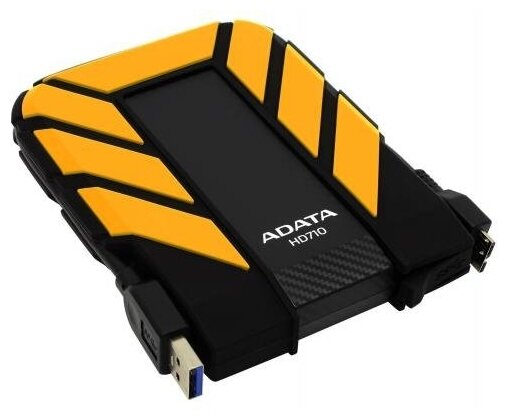 ADATA Внешний жесткий диск 1ТБ 2.5 ADATA HD710 Pro AHD710P-1TU31-CYL, желто-черный (USB3.1) (ret)