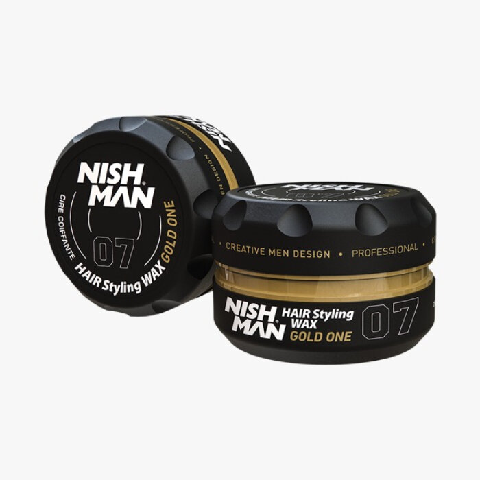 NISHMAN / Hair styling aqua wax / Воск для укладки 07 на водной основе Gold One (100 мл)