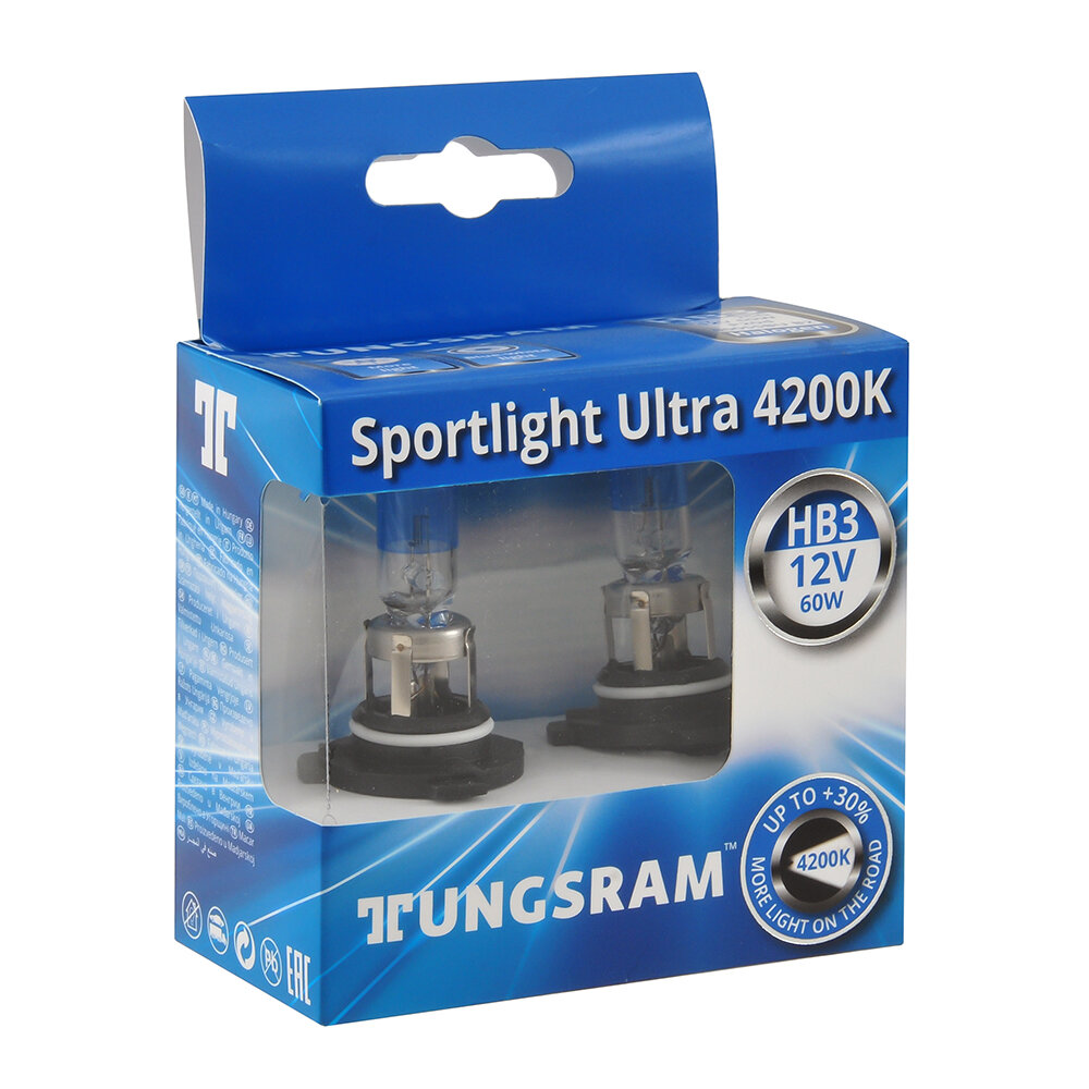 TUNGSRAM   TUNGSRAM SPORTLIGHT ULTRA 12V HB3 60W 2  9005SBU B2