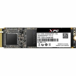 SSD накопитель A-Data XPG SX6000 Pro PCI-Ex4/1Tb/M.2 2280 (ASX6000PNP-1TT-C)