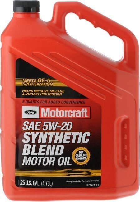 Моторное масло Motorcraft Premium Synthetic Blend 5w20 4,73 л (XO-5W20-5Q3SP)