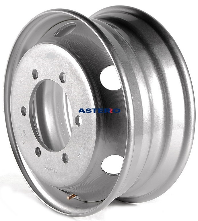 Колесные грузовые диски Asterro 1711D 6.75x17.5 6x205 ET122 D161 Серебристый (1711D)
