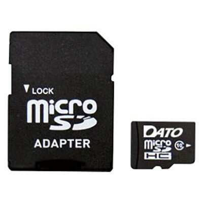 Карта памяти microSDHC 64Gb Class10 Dato DTTF064GUIC10 + adapter DTTF064GUIC10