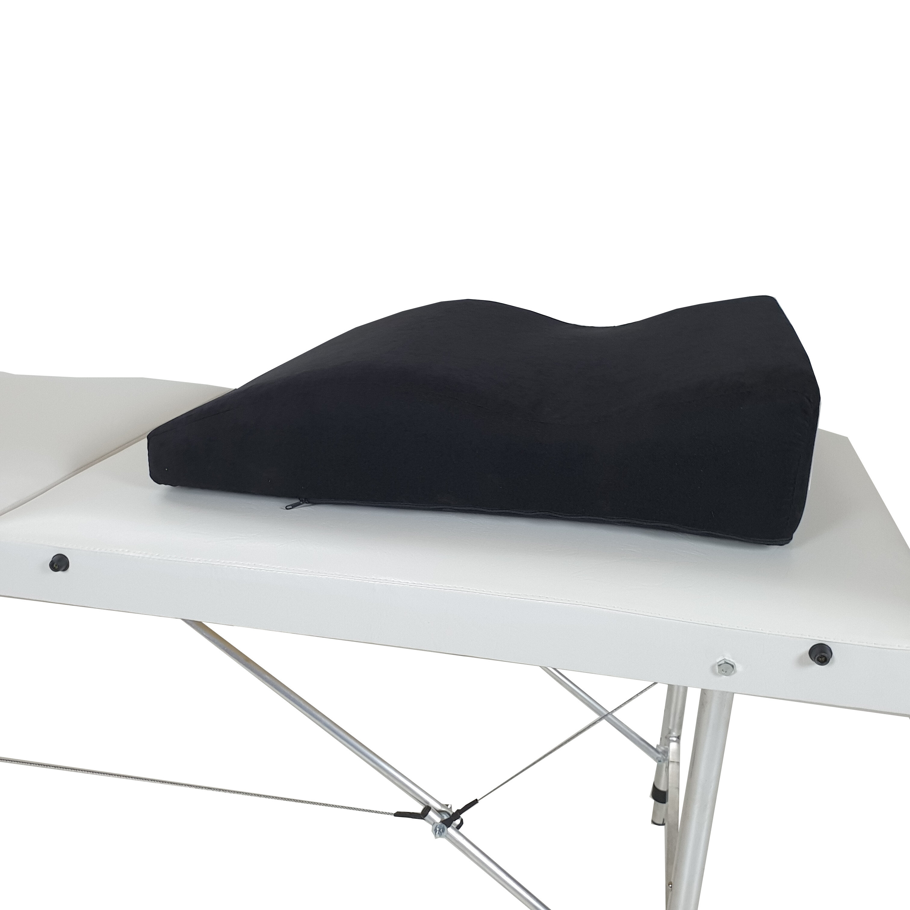 Ru-comf ортопедическая подушка под ноги 60х45х15 см черная