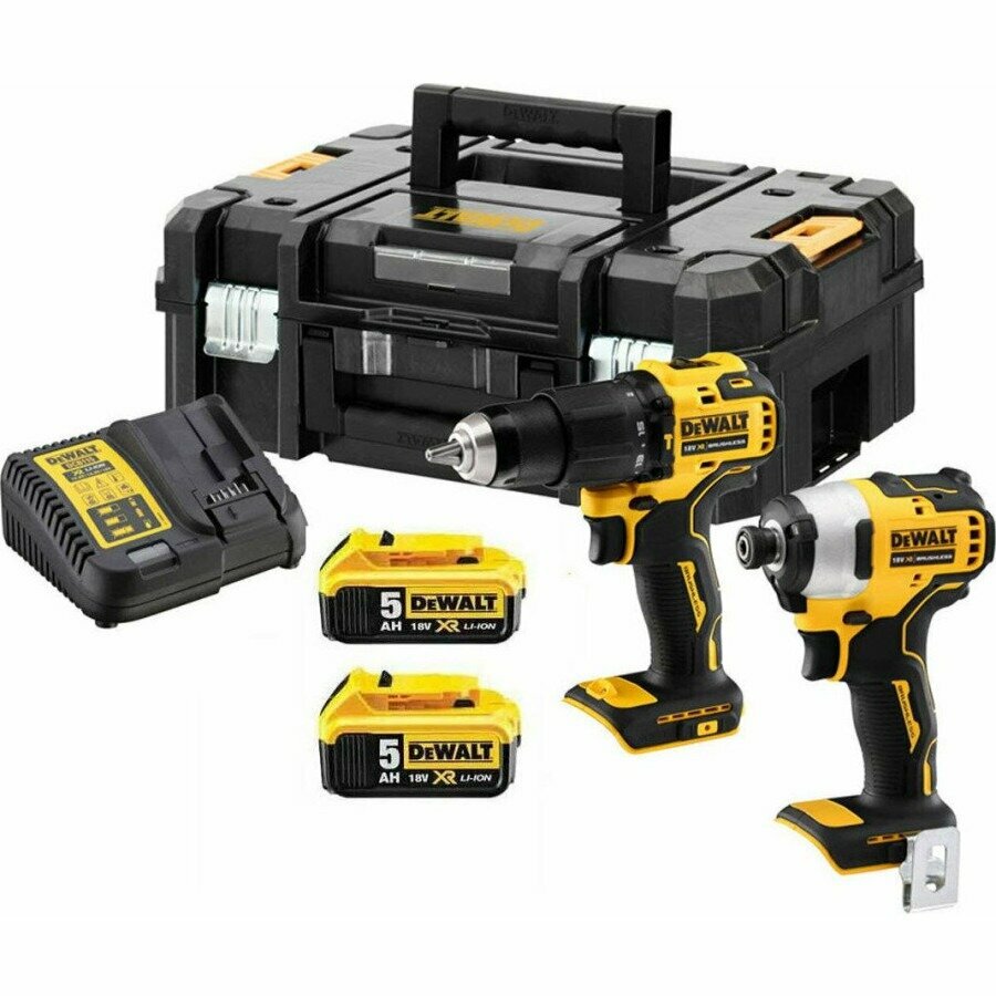 Набор аккумуляторного инструмента DeWALT DCK 2062 P2T (DCD709+DCF809) [DCK2062P2T-QW]