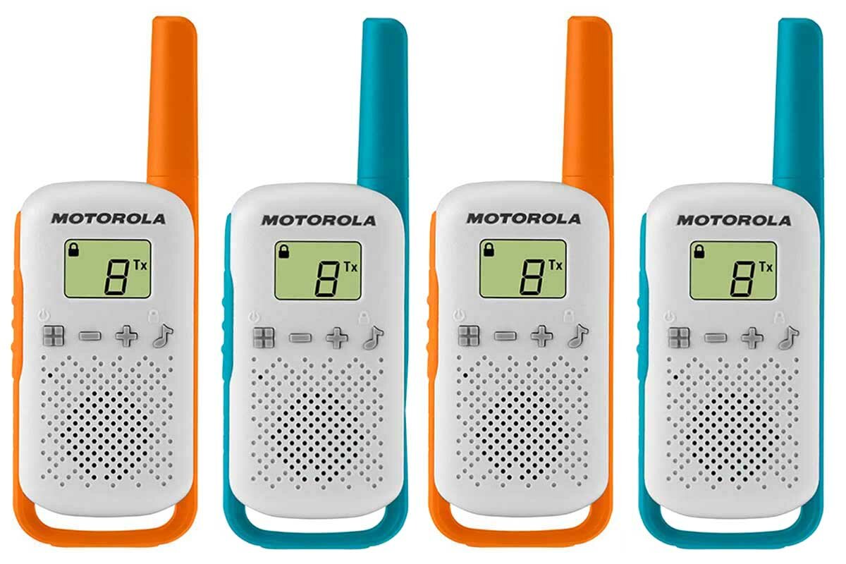Портативные рации (4 шт) Motorola TALKABOUT T42 QUAD