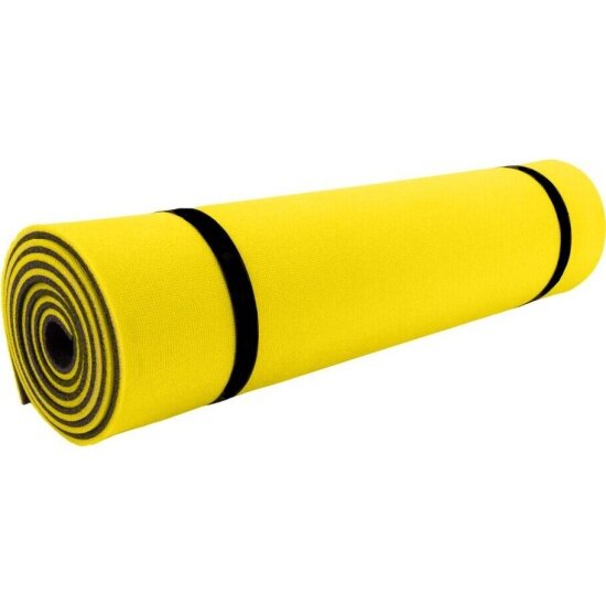 Коврик для туризма и спорта Protect Sport Protect двухслойный со стяжкой, 1800х600 мм, желто/черный