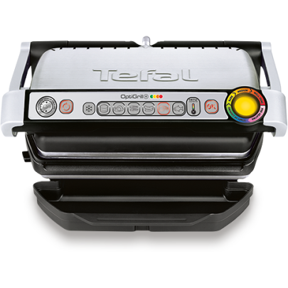 Гриль Tefal Optigrill+ GC712, стальной