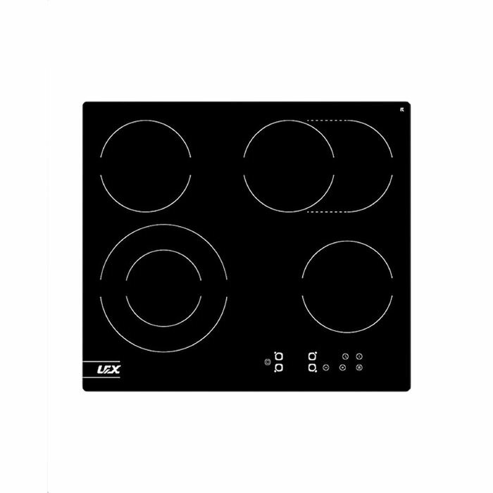 Электрические LEX Варочная поверхность Lex EVH 642 BL, электрическая, 4 конфорки, сенсор, чёрная