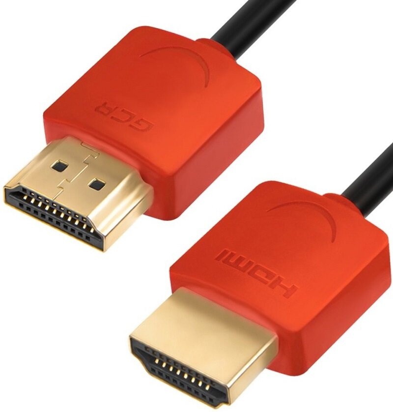 Greenconnect SLIM 1.0m HDMI 2.0 GCR-51213 (красный)