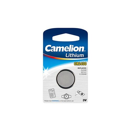 Camelion CR2450 BL-1 CR2450-BP1, батарейка литиевая,3V 1 шт. в уп-ке
