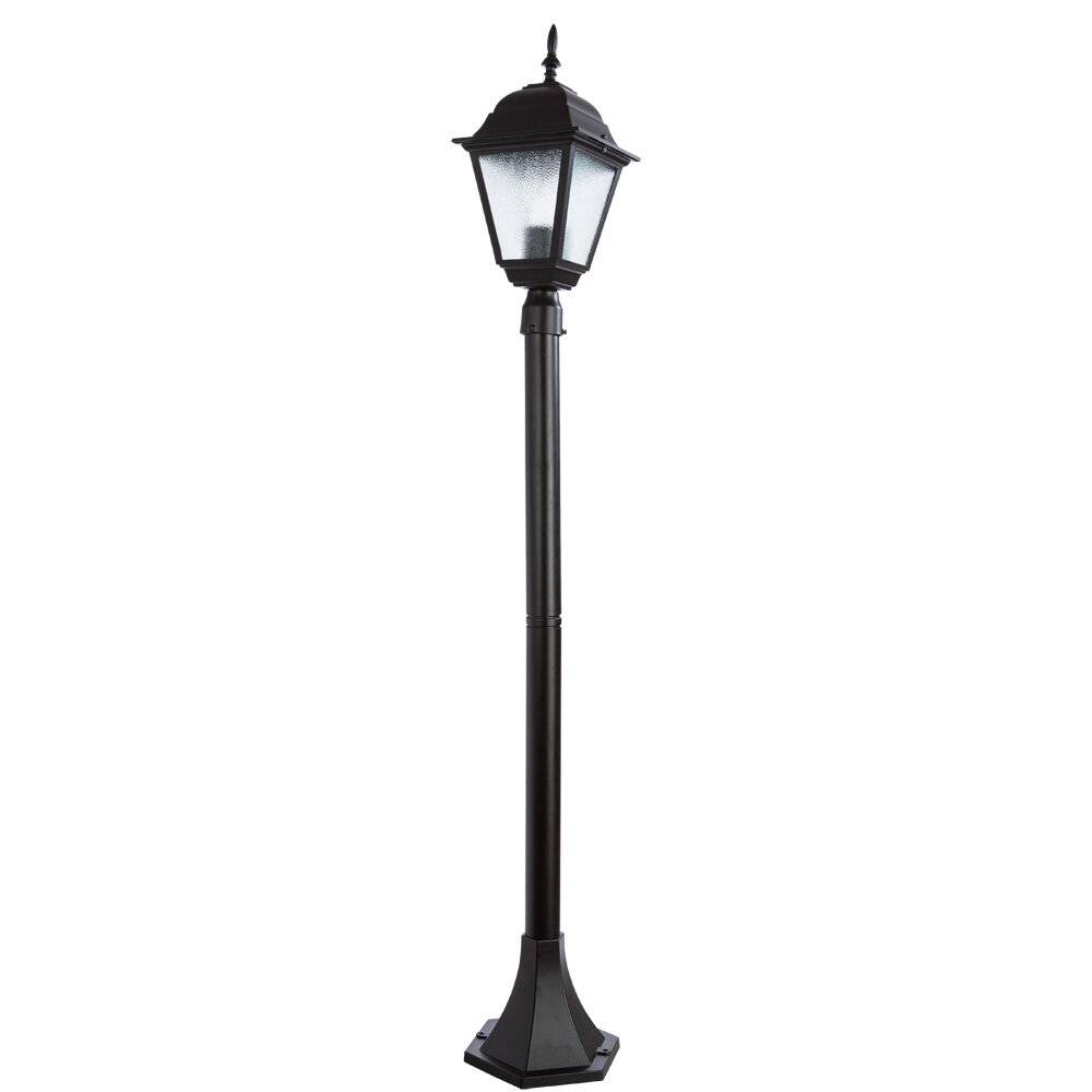 Столб фонарный уличный Arte Lamp BREMEN A1016PA-1BK, Черный, E27