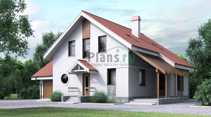 Проект дома Plans-52-00 (173 кв.м, газобетон) - фотография № 1