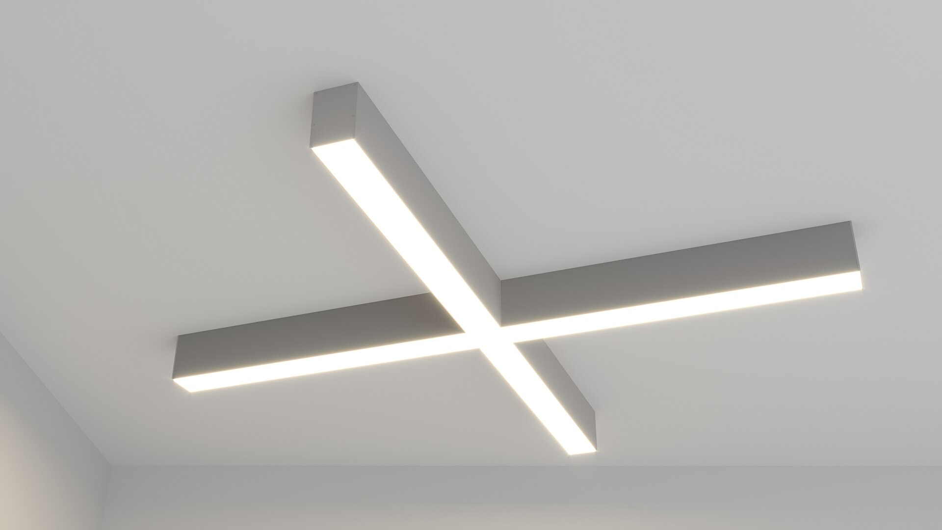 Светильник светодиодный профильный подвесной LEDSD CROSS LINE-500 - фотография № 5