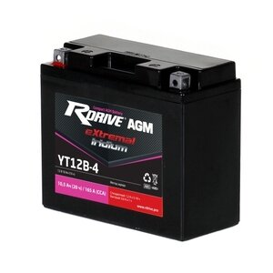 Аккумулятор мото RDrive IRIDIUM YT12B-4 (YT12B-BS) AGM