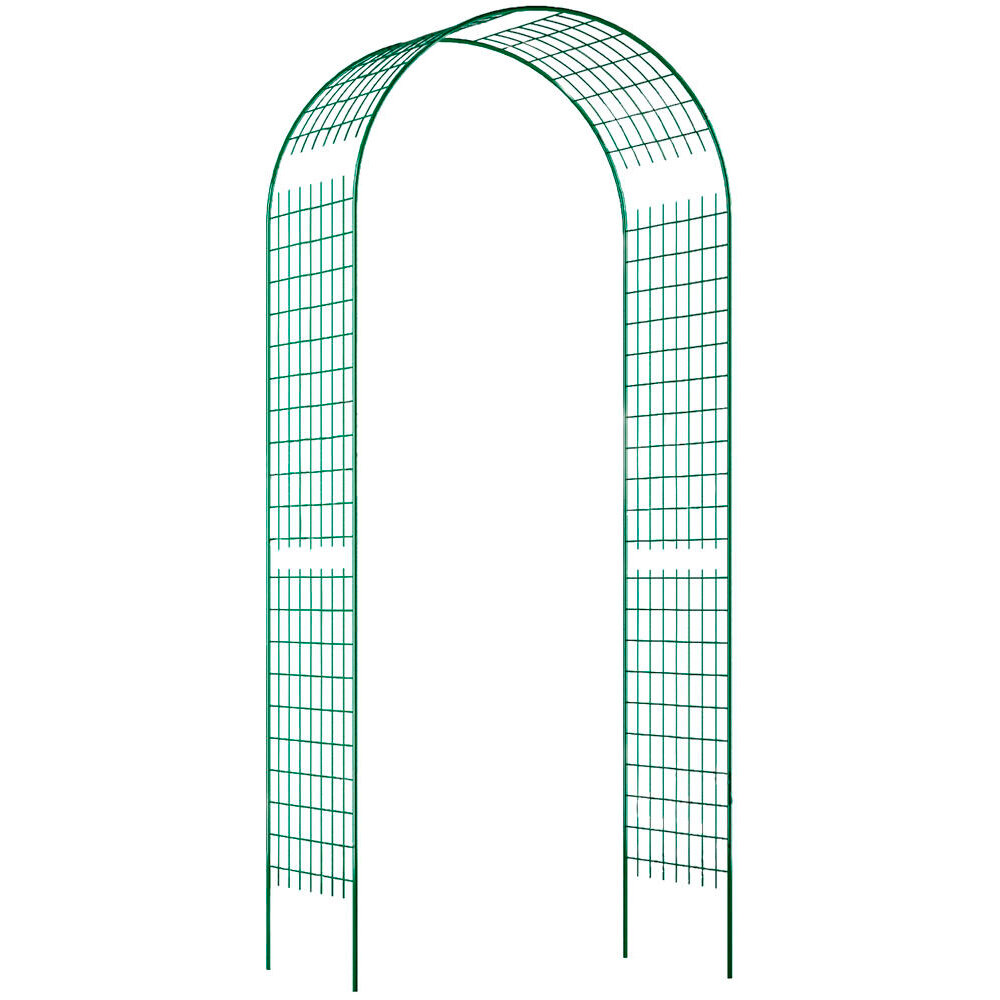 Арка Комплект-Агро прямая широкая решетка мет. (разборная) В- 2,55 м, Ш- 1,2 м, Г- 0,51 м