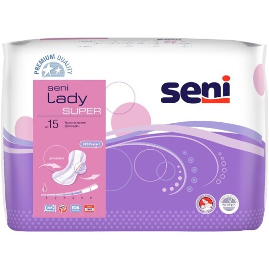 Прокладки урологические SENI Lady Super, 15 шт.