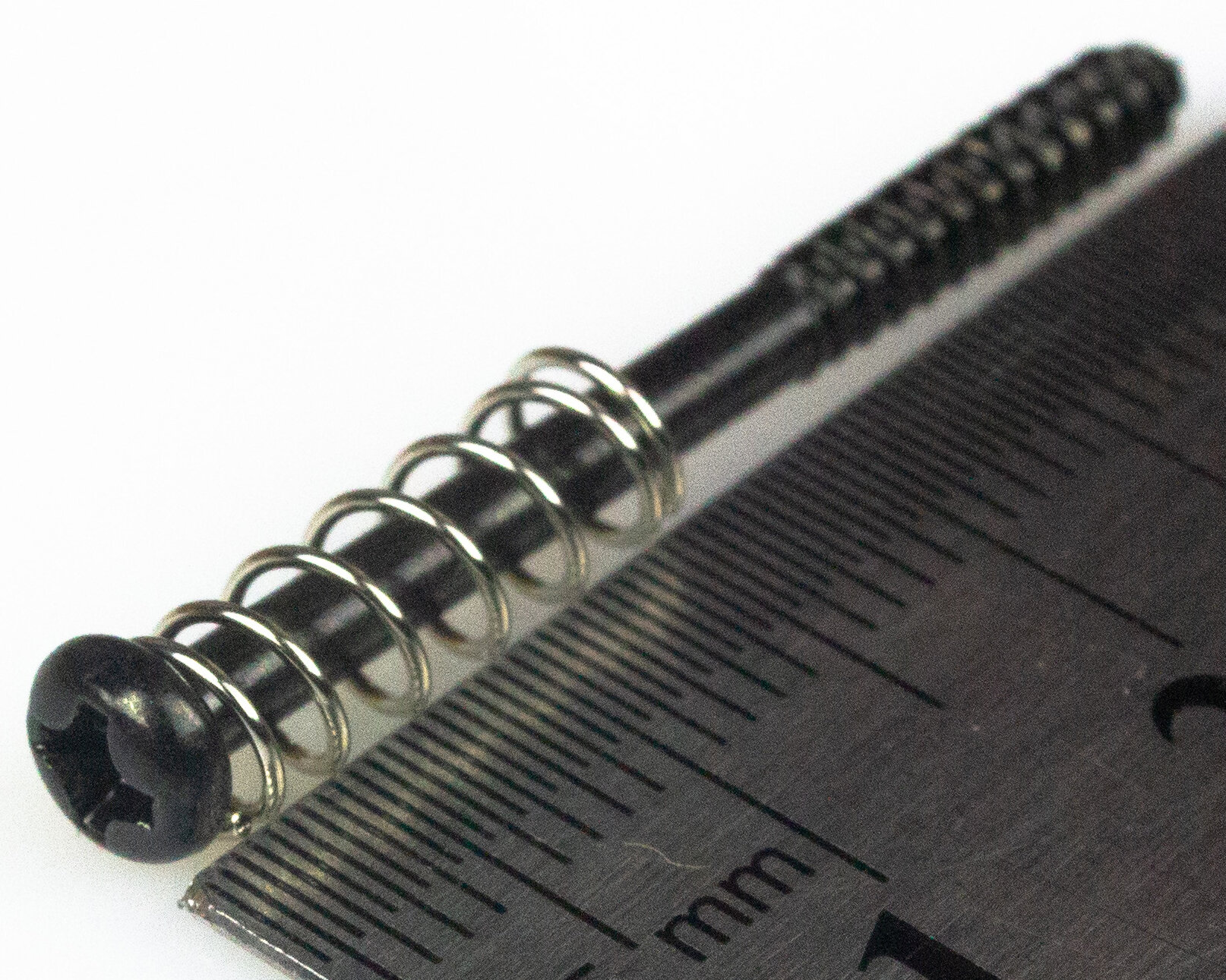 фото PARTS M3*37 саморез с пружиной для крепления датчиков (3x37mm), черный