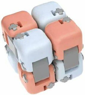 фото Конструктор, Xiaomi, 33 детали, игрушка кубик-конструктор, розового/белого цвета