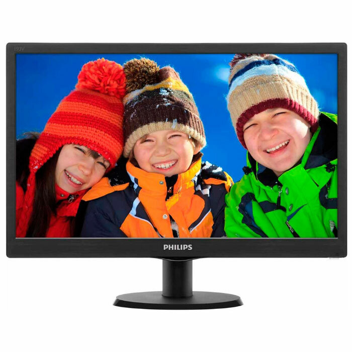   Philips 193V5LSB2 18.5" Black 5ms VGA