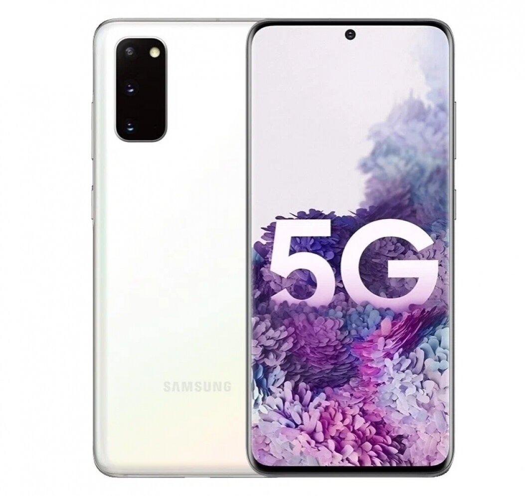 Смартфон Samsung Galaxy S20 5G, 128Gb (2 sim), White (Белый)