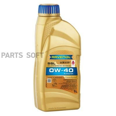 RAVENOL 4014835718715 Масло моторное полусинтетическое Super Synthetik Oel SSL SAE 0w40 1л