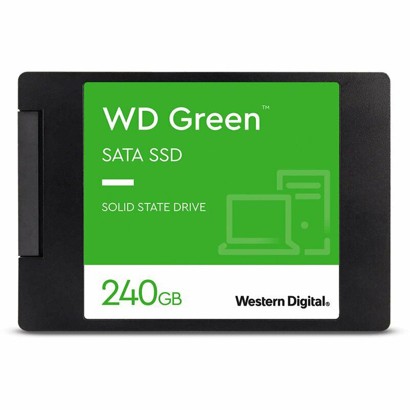 Твердотельный накопитель SSD WD 2.5" SATA-3 240Gb Green [WDS240G3G0A] TLC 3D NAND
