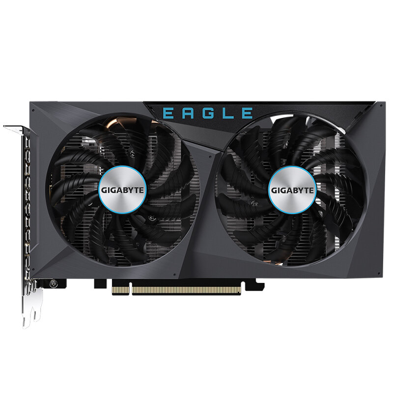 GIGABYTE Видеокарта GIGABYTE GeForce RTX 3050 EAGLE OC 8G GV-N3050EAGLE OC-8GD (GeForce RTX 3050, 8ГБ GDDR6, 2xHDMI, 2xDP) (PCI-E) (ret)