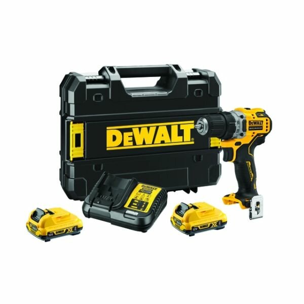 Аккумуляторная дрель-шуруповерт DeWALT DCD701D2 Li-Ion 2.0 А·ч 12 В х2 кейс TSTAK 57.5 Н·м