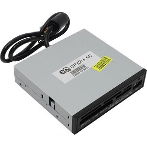 Картридер внутренний 3.5" 3Q All-in-1 Black USB2.0 (CRI003-AC)