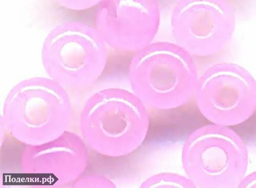 фото бисер Preciosa 02292 Светло-лиловый алебастр (10/0) 2.3 мм, 5 г., цена за 2 уп.