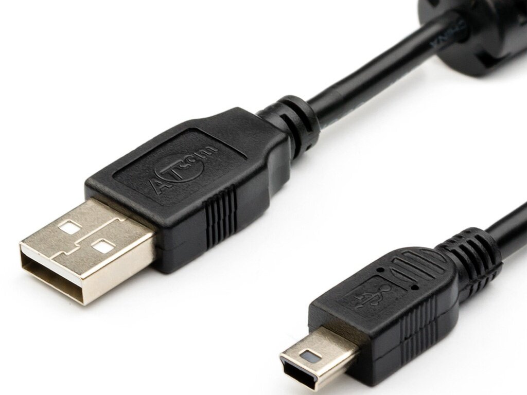 Аксессуар ATcom USB 2.0 AM - Mini USB 1.8m АТ3794