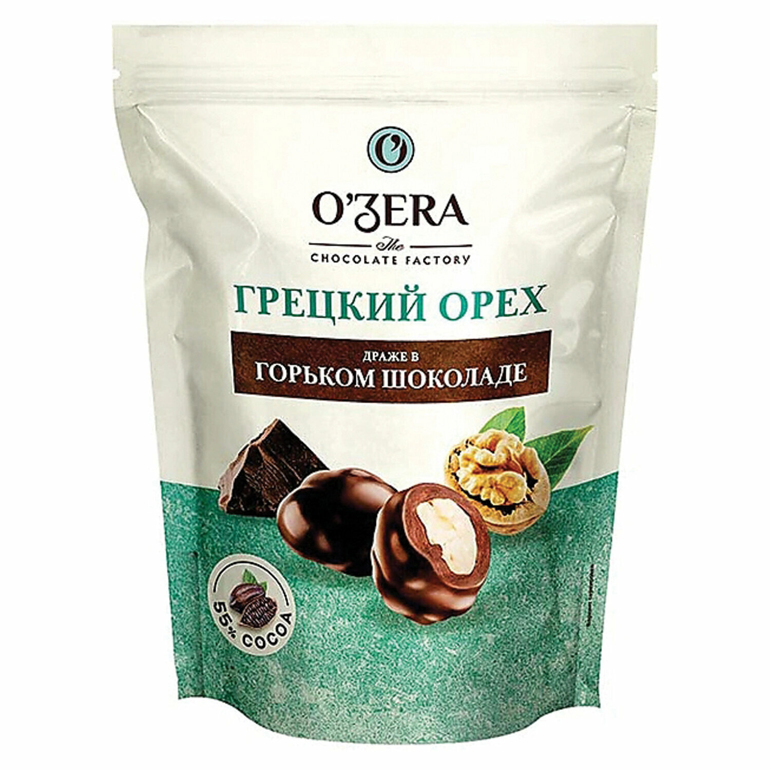 Грецкий орех O'ZERA в горьком шоколаде, 150 г, пакет