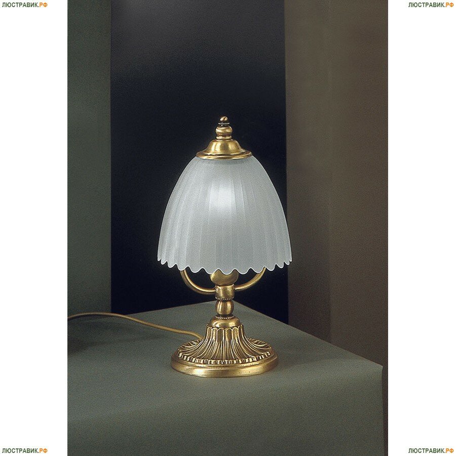 P 3520 Настольная лампа Reccagni Angelo, 1 плафон, бронза