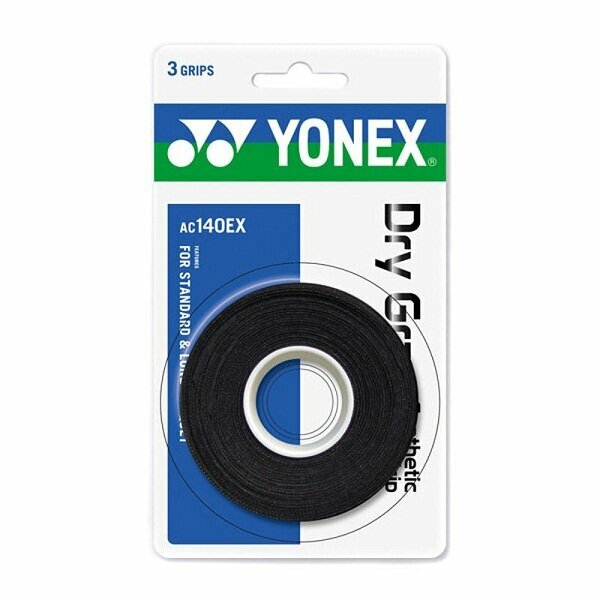     Yonex Overgrip AC140EX Dry Grap x3 Black